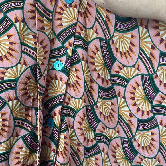 Eva Franco Multicolor High Low Dress - Picture 12 of 16